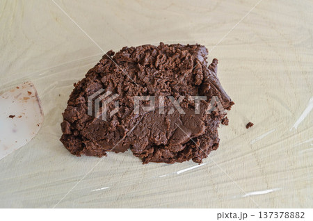 チョコクッキー生地 チョコクッキー生地 137378882