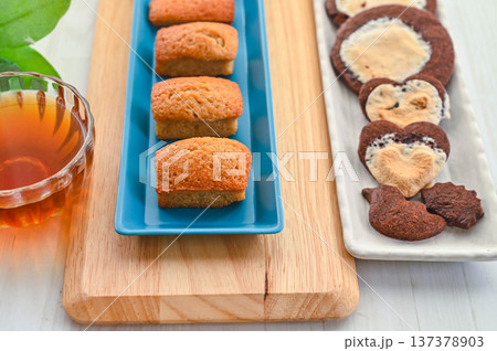 フィナンシェとスモアクッキー フィナンシェとスモアクッキー 137378903