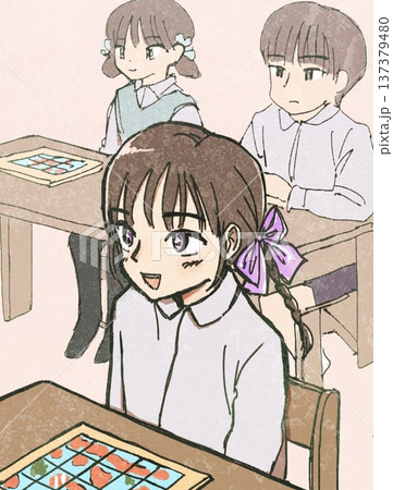 幼稚園の知育参観日 幼稚園の知育参観日 137379480