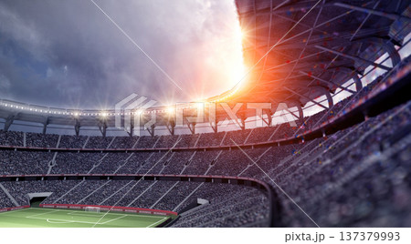 The stadium	 137379993