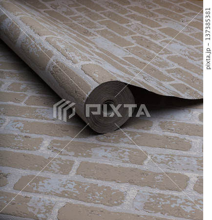 Large roll of wallpaper for the wall with a Large roll of wallpaper for the wall with a 137385381