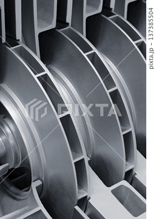 Internal structure of a centrifugal pump Internal structure of a centrifugal pump 137385504