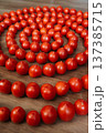cherry tomatoes, top view. red cherry tomatoes. healthy organic fresh cherry tomatoes. 137385715