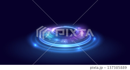Futuristic digital technology abstract background 83 137385889