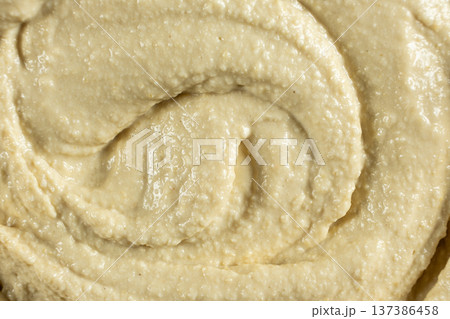 Minimalist Food Texture Chickpea Hummus 137386458