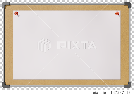 メッセージボード　(Message board：透過素材) 137387118