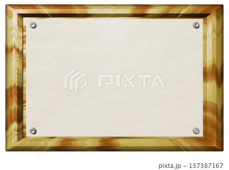 メッセージボード　(Message board：透過素材) 137387167