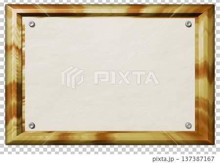 メッセージボード　(Message board：透過素材) 137387167