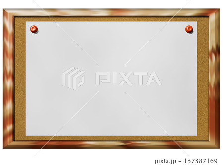 メッセージボード　(Message board：透過素材) 137387169