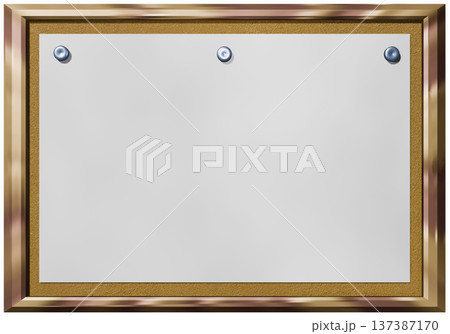 メッセージボード　(Message board：透過素材) 137387170