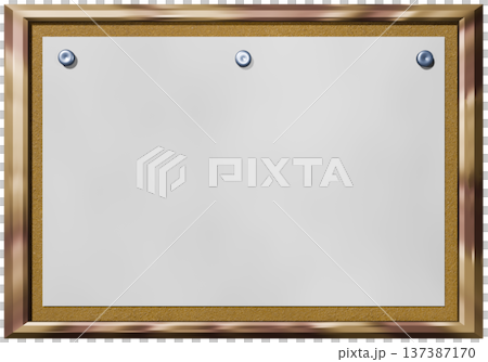 メッセージボード　(Message board：透過素材) 137387170