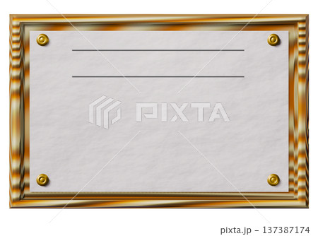 メッセージボード　(Message board：透過素材) 137387174