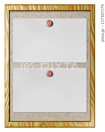 メッセージボード　(Message board：透過素材) 137387179