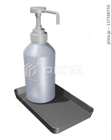 消毒イメージ（アルコール噴霧器　Alcohol dispenser） 137388750