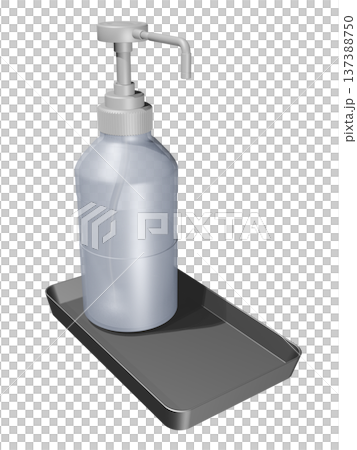 消毒イメージ（アルコール噴霧器　Alcohol dispenser） 137388750