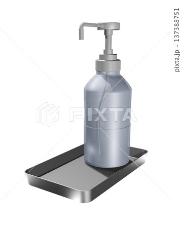 消毒イメージ（アルコール噴霧器　Alcohol dispenser） 137388751