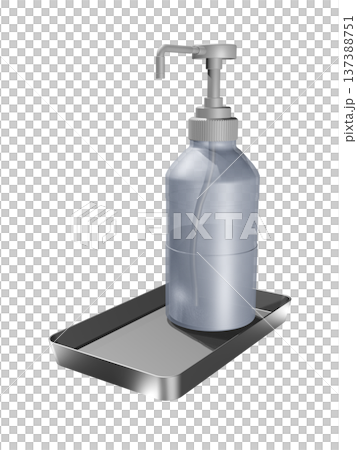消毒イメージ（アルコール噴霧器　Alcohol dispenser） 137388751