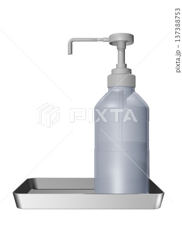 消毒イメージ(アルコール噴霧器 Alcohol dispenser) 消毒イメージ(アルコール噴霧器 Alcohol dispenser) 137388753