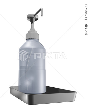 消毒イメージ(アルコール噴霧器 Alcohol dispenser) 消毒イメージ(アルコール噴霧器 Alcohol dispenser) 137388754