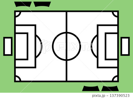 サッカーコート サッカーコート 137390523
