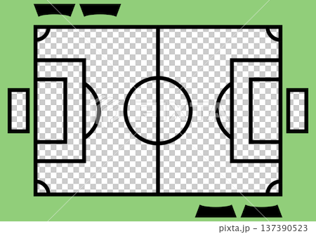 サッカーコート サッカーコート 137390523