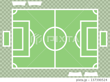 サッカーコート サッカーコート 137390524