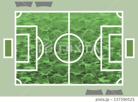 サッカーコート サッカーコート 137390525