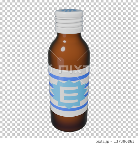 医薬部外品のイラスト素材　栄養ドリンク（1_1） 137390863
