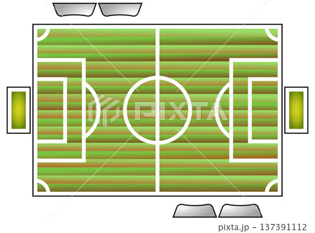 サッカーコート 137391112