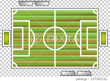 サッカーコート 137391112