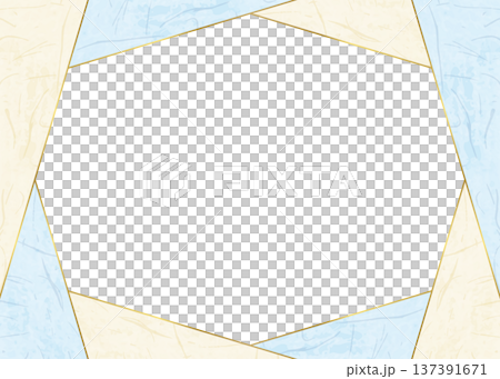 Japanese paper style frame, Japanese style background material 137391671