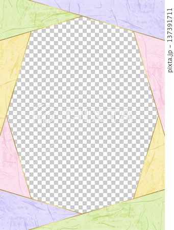 Japanese paper style frame, Japanese style background material, portrait orientation Japanese paper style frame, Japanese style background material, portrait orientation 137391711