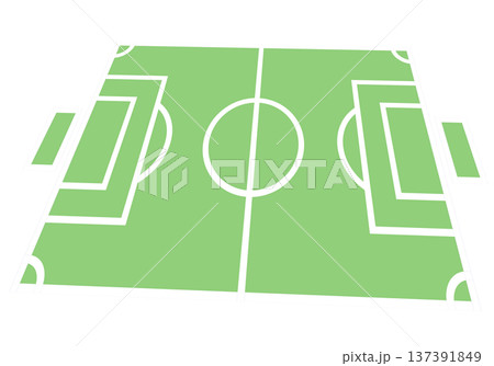 サッカーコート 137391849