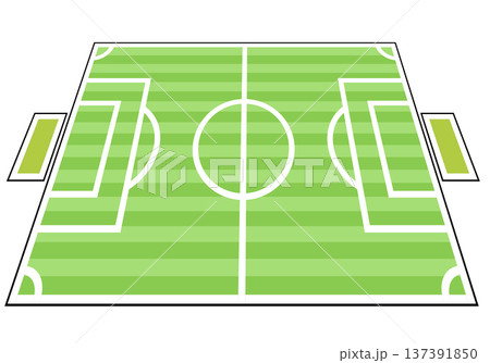 サッカーコート サッカーコート 137391850