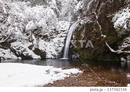 横谷峡（冬）：白滝 137392336