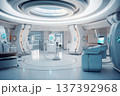 Cutting-Edge Healthcare Hub: Futuristic Medical Facility with Advanced Technologies 137392968