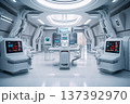 Futuristic Medical Facility, Virtual Reality, AI, Telemedicine 137392970