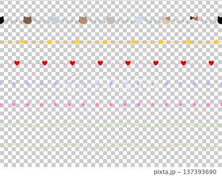 Decorative Border〈Colorful〉 137393690
