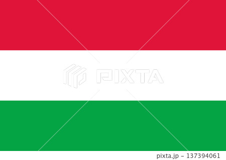 Waving flag of Hungary 137394061