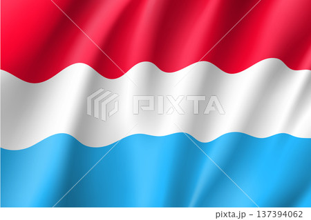 Waving flag of luxembourg 137394062