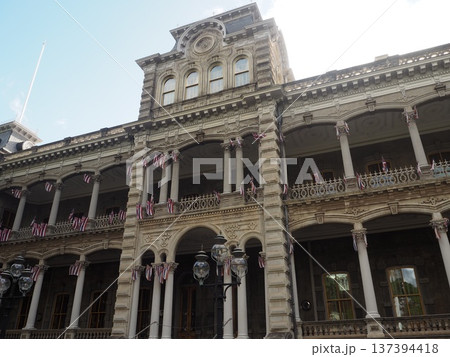 イオラニ宮殿　ハワイ王国最後の王宮　ホノルル歴史建築 137394418