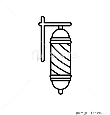 Barber Lamp Pole icon vector design templates simple and modern 137396090