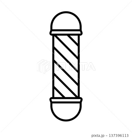 Barber Lamp Pole icon vector design templates simple and modern 137396113