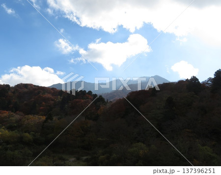 大山寺橋から大山を望む 大山町 鳥取県 大山寺橋から大山を望む 大山町 鳥取県 137396251