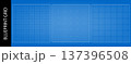 Paper grid overlay for blueprint bg, scan template. Digital technical graph and HUD linear element, vector texture. Architectural data layout, technical notebook page, millimeter mat builder effect 137396508