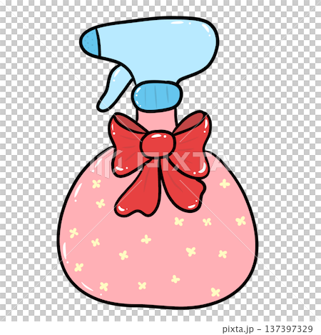 Garden Spray Bottle Cleaning Spray Clipart 137397329