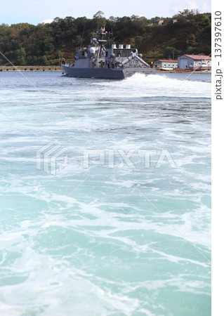 出向する護衛艦 137397610