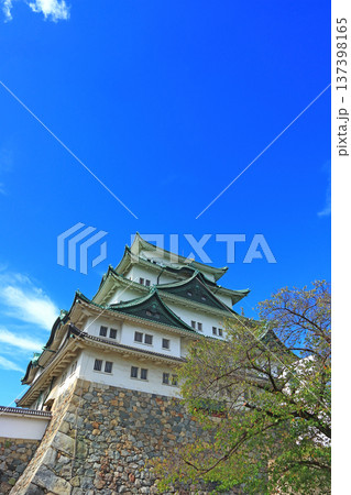 愛知県名古屋市、名古屋城の風景 137398165