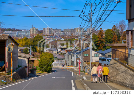 東京都稲城市坂浜の小田良通りからの眺望(坂浜,長峰2丁目,3丁目など) 東京都稲城市坂浜の小田良通りからの眺望(坂浜,長峰2丁目,3丁目など) 137398318