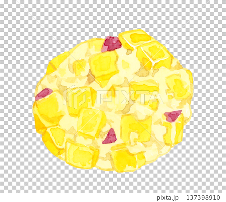 鬼まんじゅう 手描き水彩イラスト素材 鬼まんじゅう 手描き水彩イラスト素材 137398910